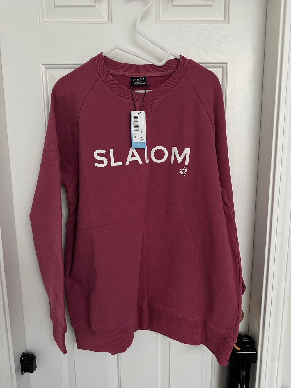 BIRDZ Wine Slalom Crewneck Sweatshirt - Men's XL